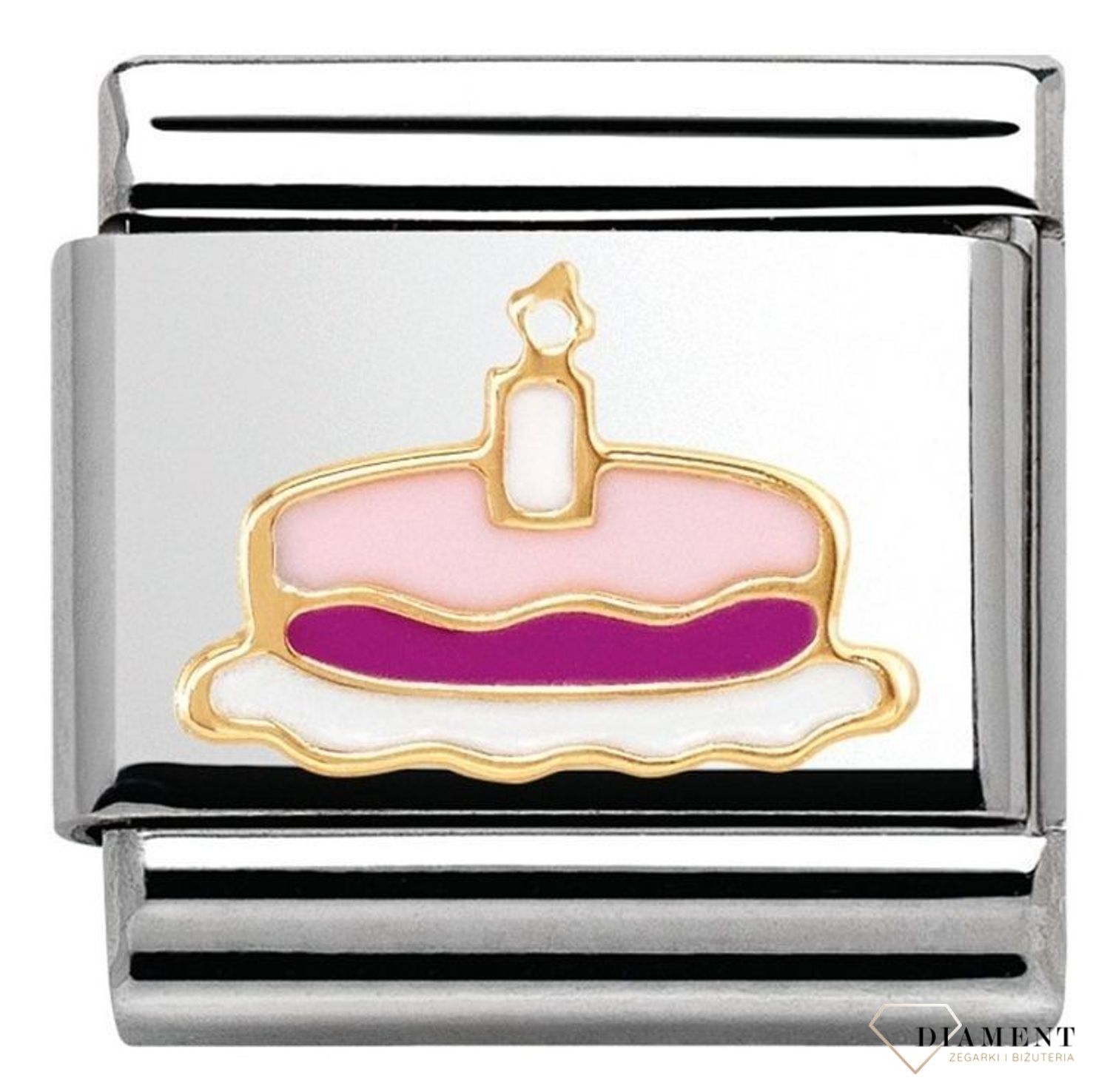 Nomination - Link 18K zawieszka złoto 'Tort' 030285 05 biżuteria nomination nomination zawieszki nomination baza.jpg